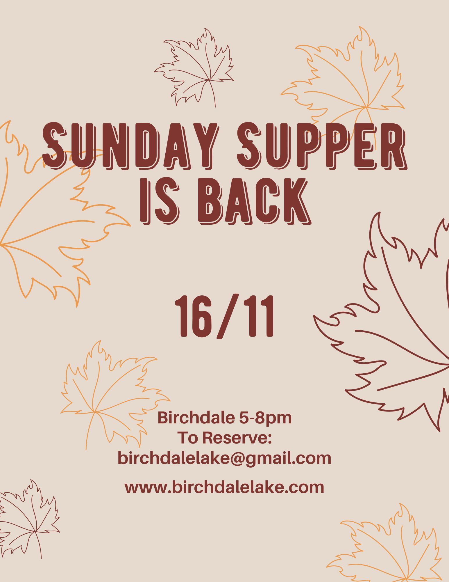 Sunday Supper