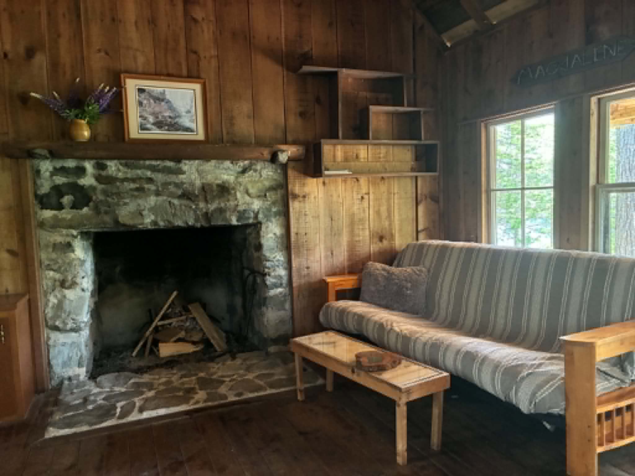 Birch Cabin Main Living Area