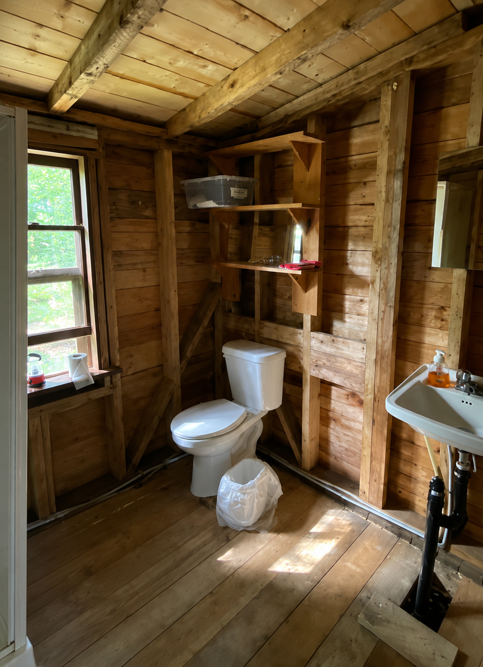 Birch Cabin Bathroom