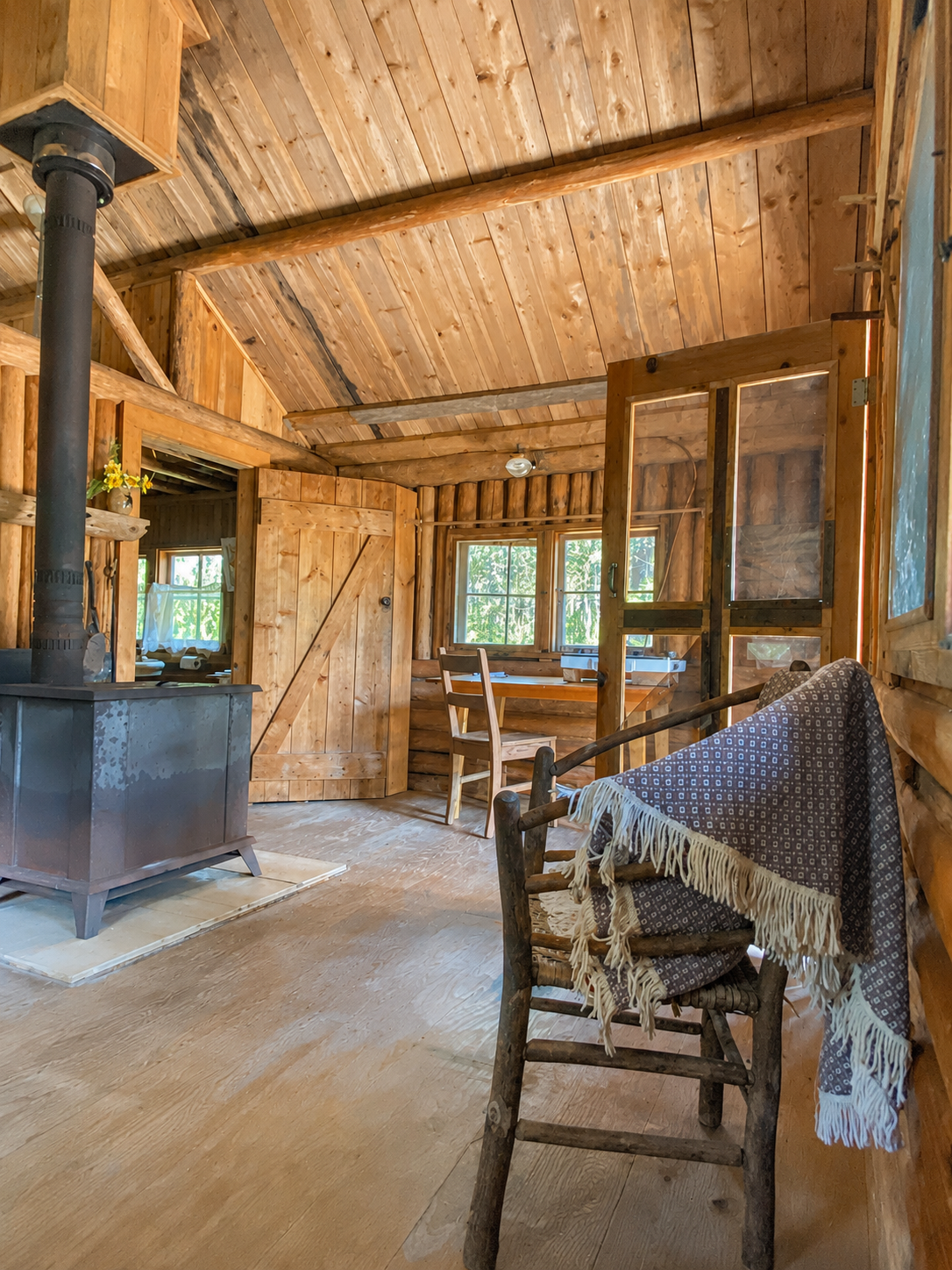 Birch Cabin Main Living Area